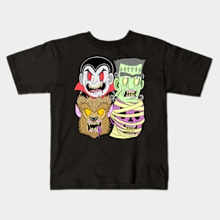 Classic monsters Kids T-Shirt